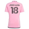 Officiële Voetbalshirt Inter Miami CF Jordi Alba Ramos 18 Thuis 2024-25 - Heren